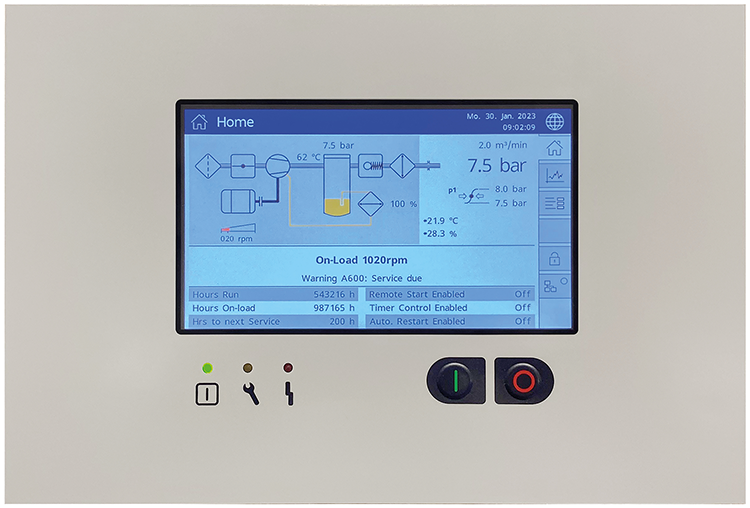 Nuovo controller per compressore aria Delcos XL