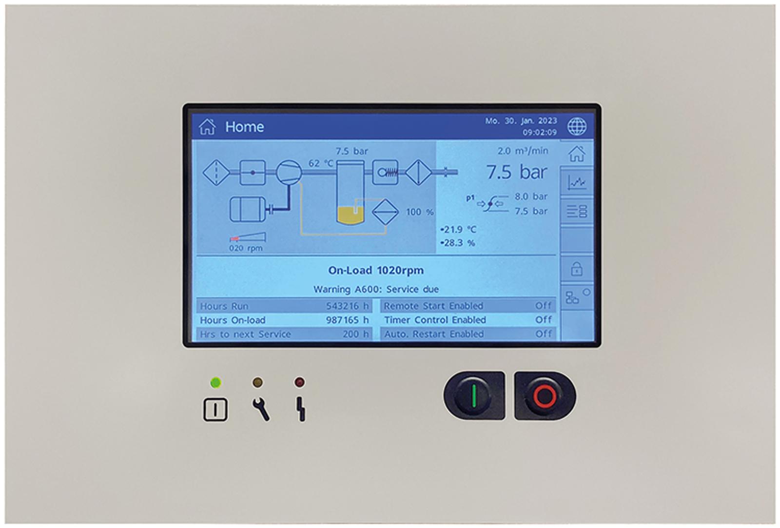 Nuovo controller per compressore aria Delcos XL