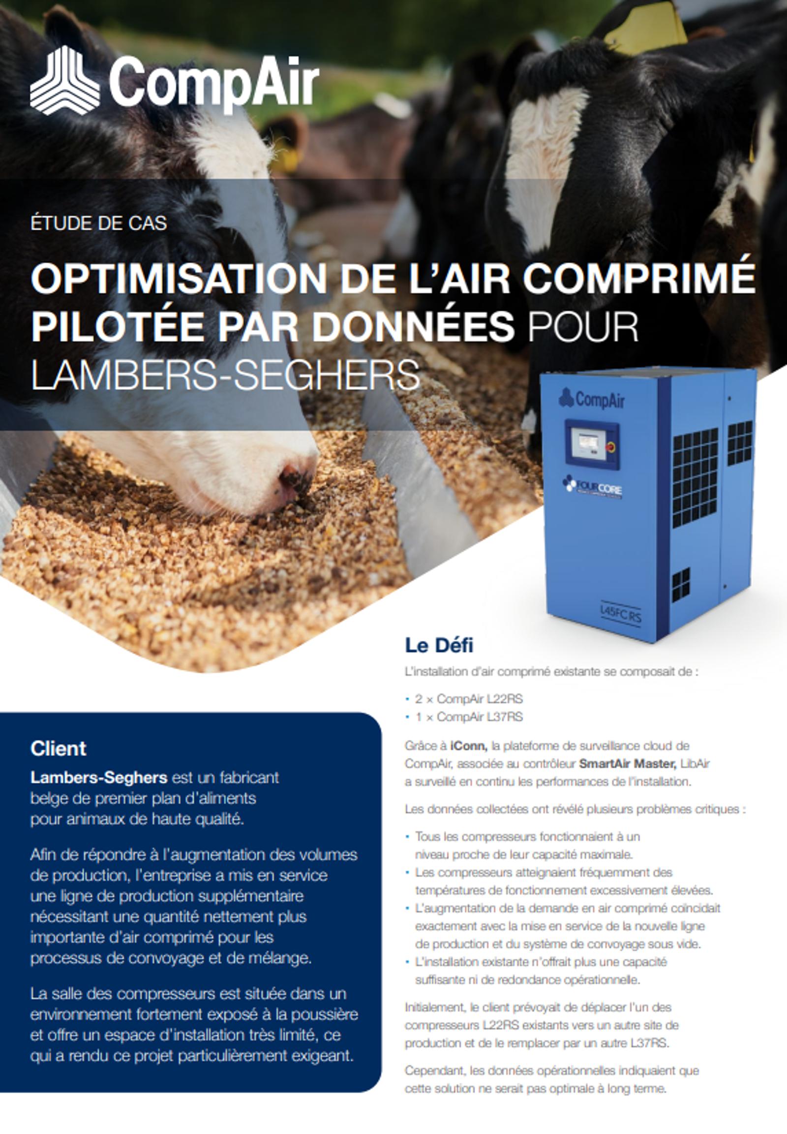 Lambers-Seghers améliore la fiabilité de sa production grâce à une optimisation de l’air comprimé basée sur les données
