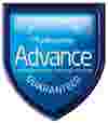 HV advance guaranteed warranty badge