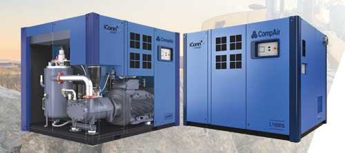 High-performance screw compressors for mining
