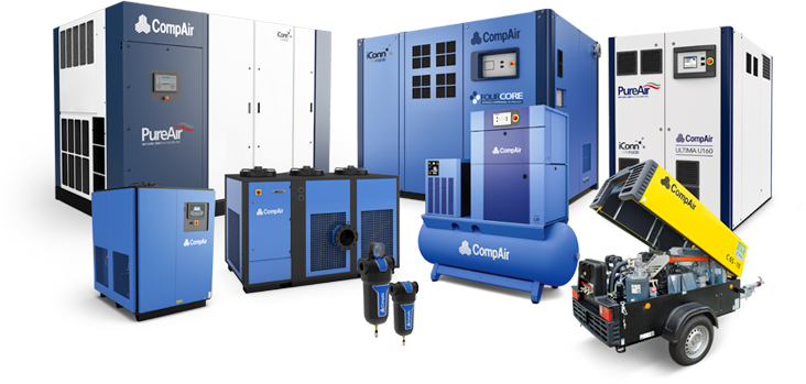 Gamme de compresseurs d’air industriels et portables CompAir