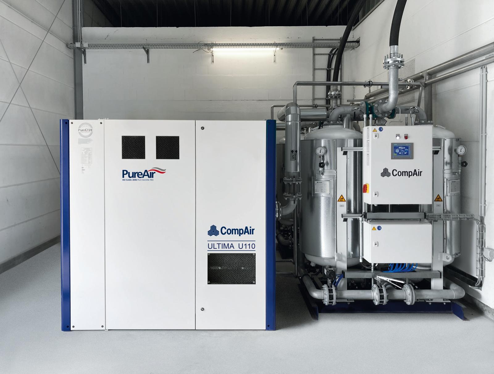 CompAir guarantees more process reliability for production in healthcare company