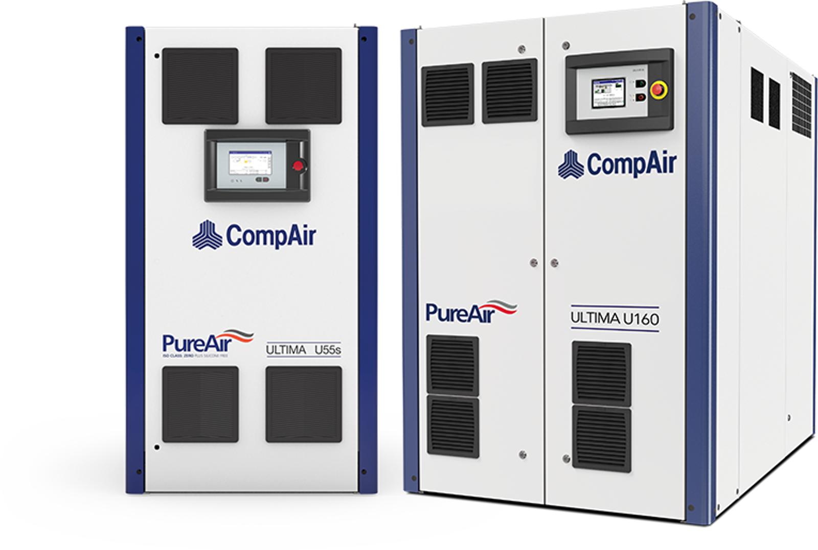 Compresseurs sans huile CompAir Ultima U55s et U160