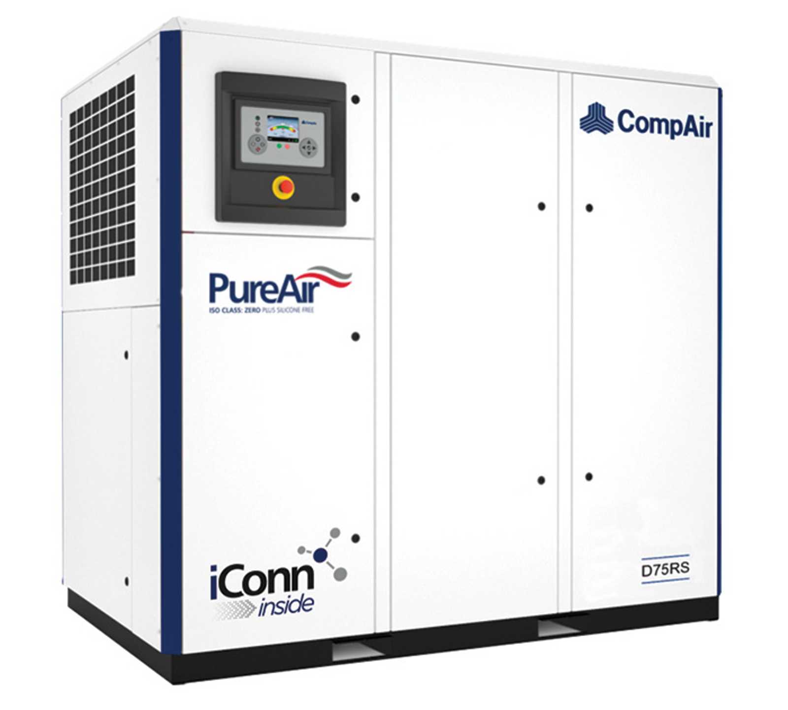 Compressore d'aria senza olio da 75 kW a velocità variabile