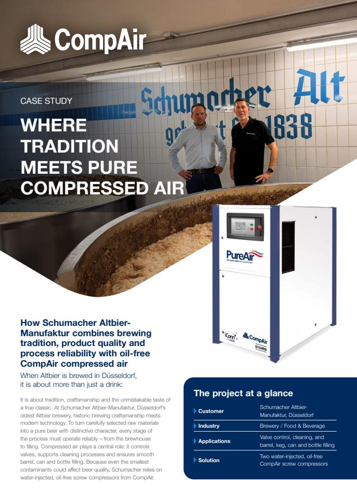 Brewery Case Study: Protecting Beer Quality with Oil-Free Air | CompAir