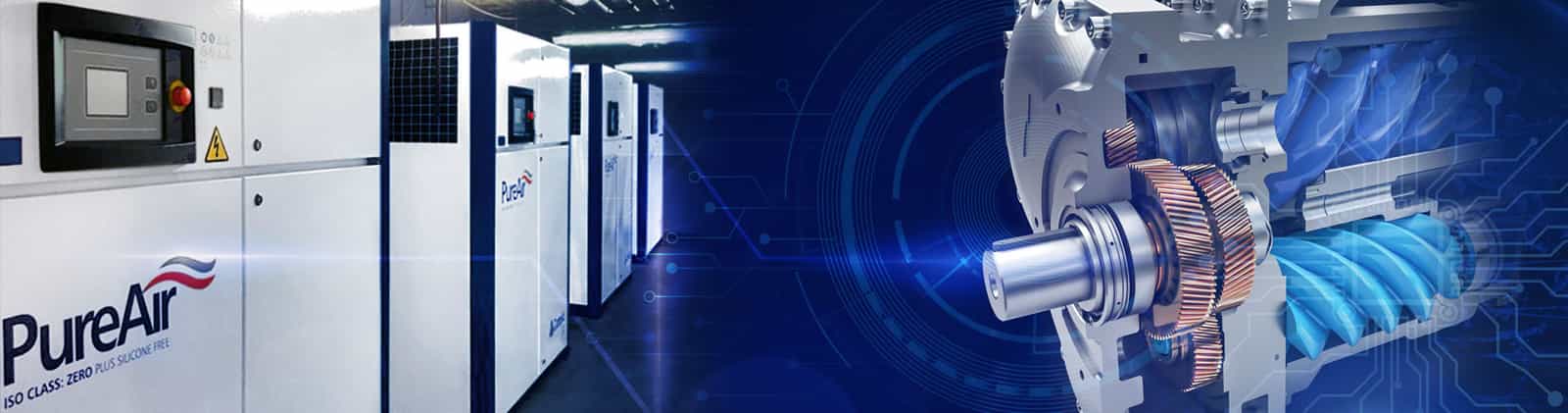 Industrial Air Compressors from CompAir header banner