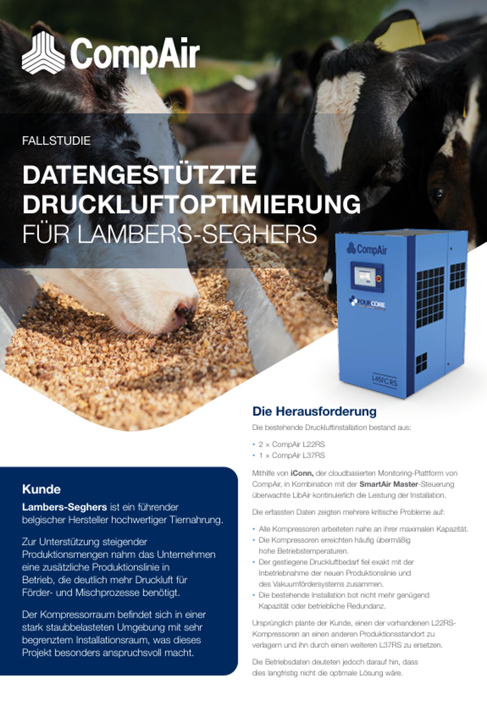 Lambers-Seghers steigert die Produktionszuverlässigkeit durch datengestützte Druckluftoptimierung