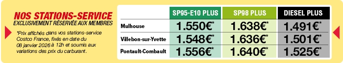 Costco Mulhouse essence