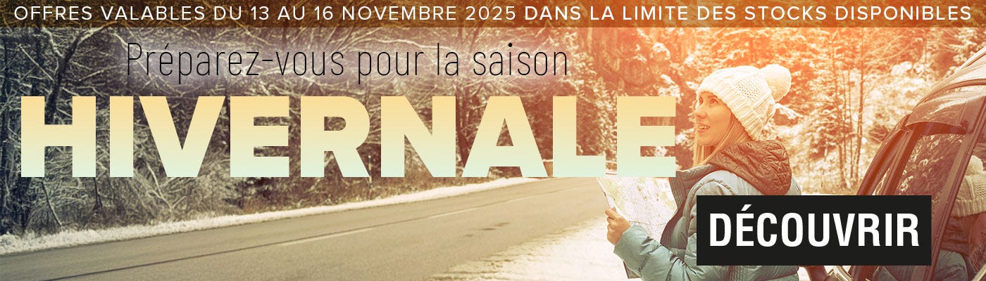 Préparez vous pour la saison hivernale