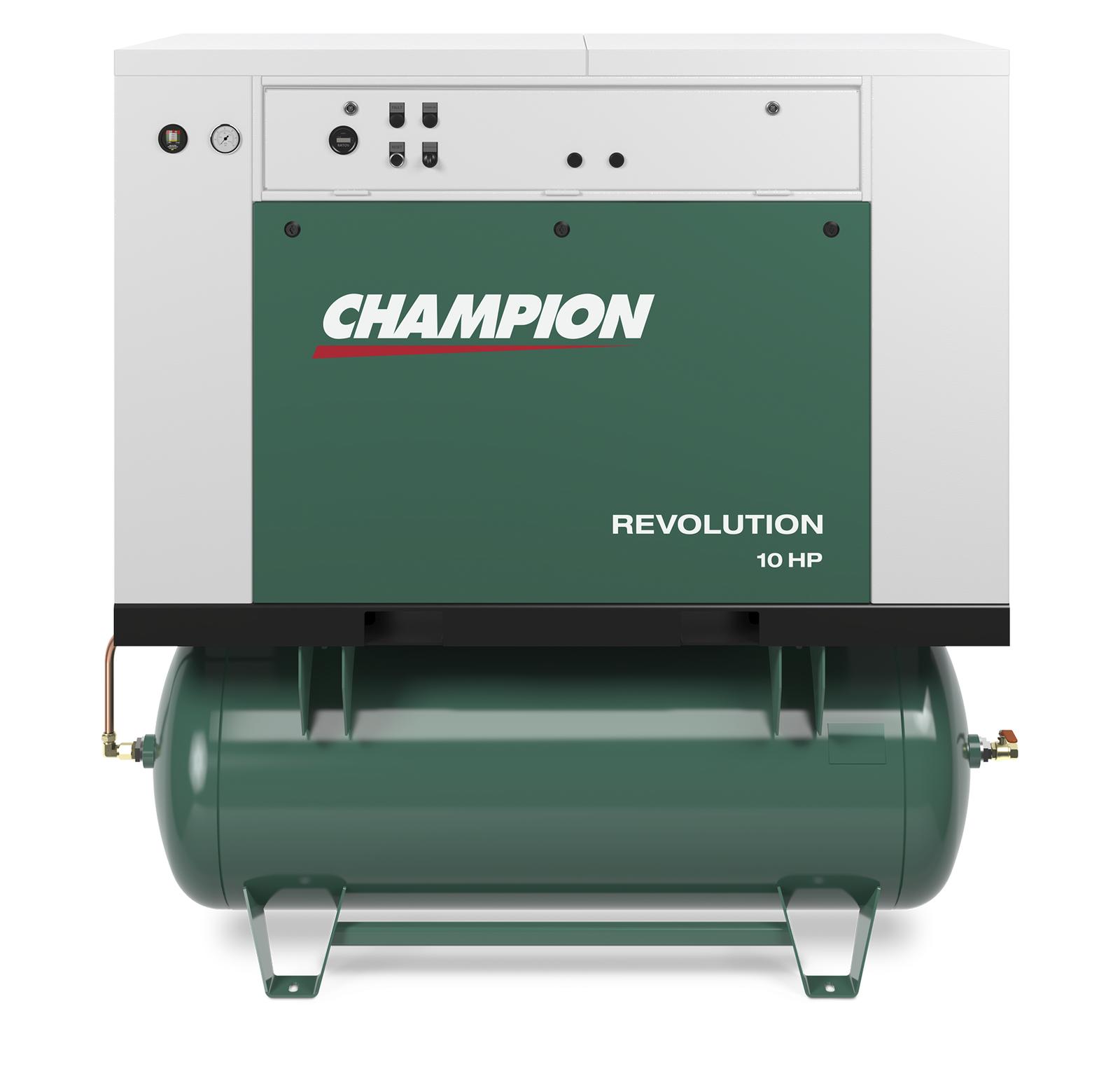 Revolution quiet enclosed 10HP compressor