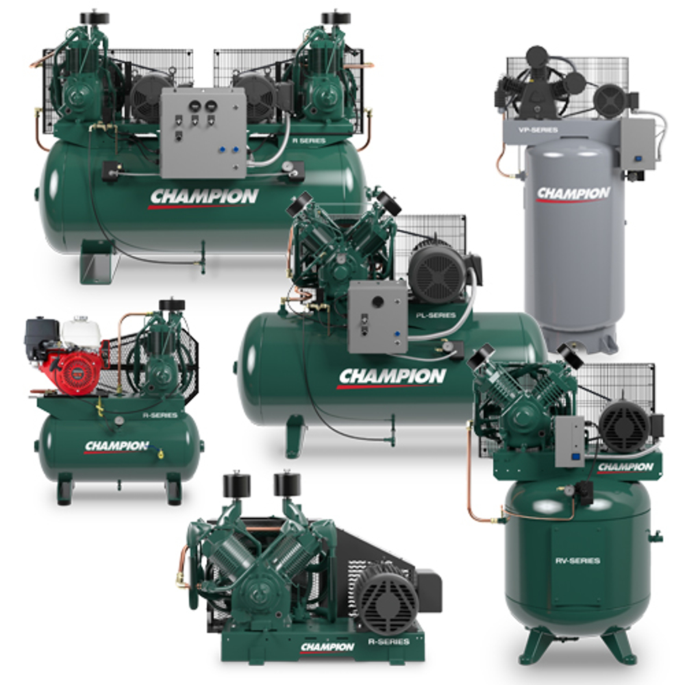 Reciprocating & Rotary Screw Compressors | Champion