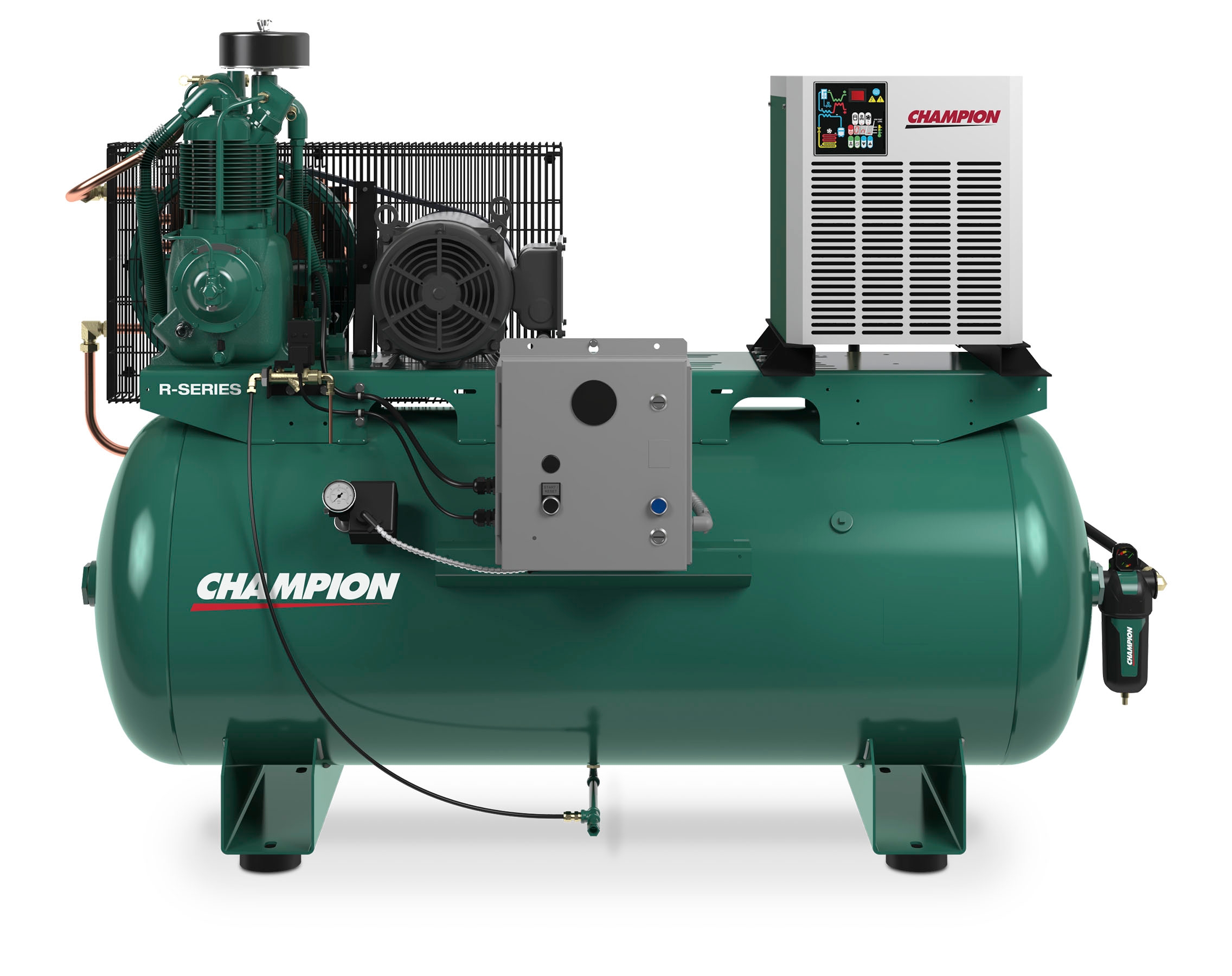R-Series Lubricated Reciprocating Air Compressor | Champion