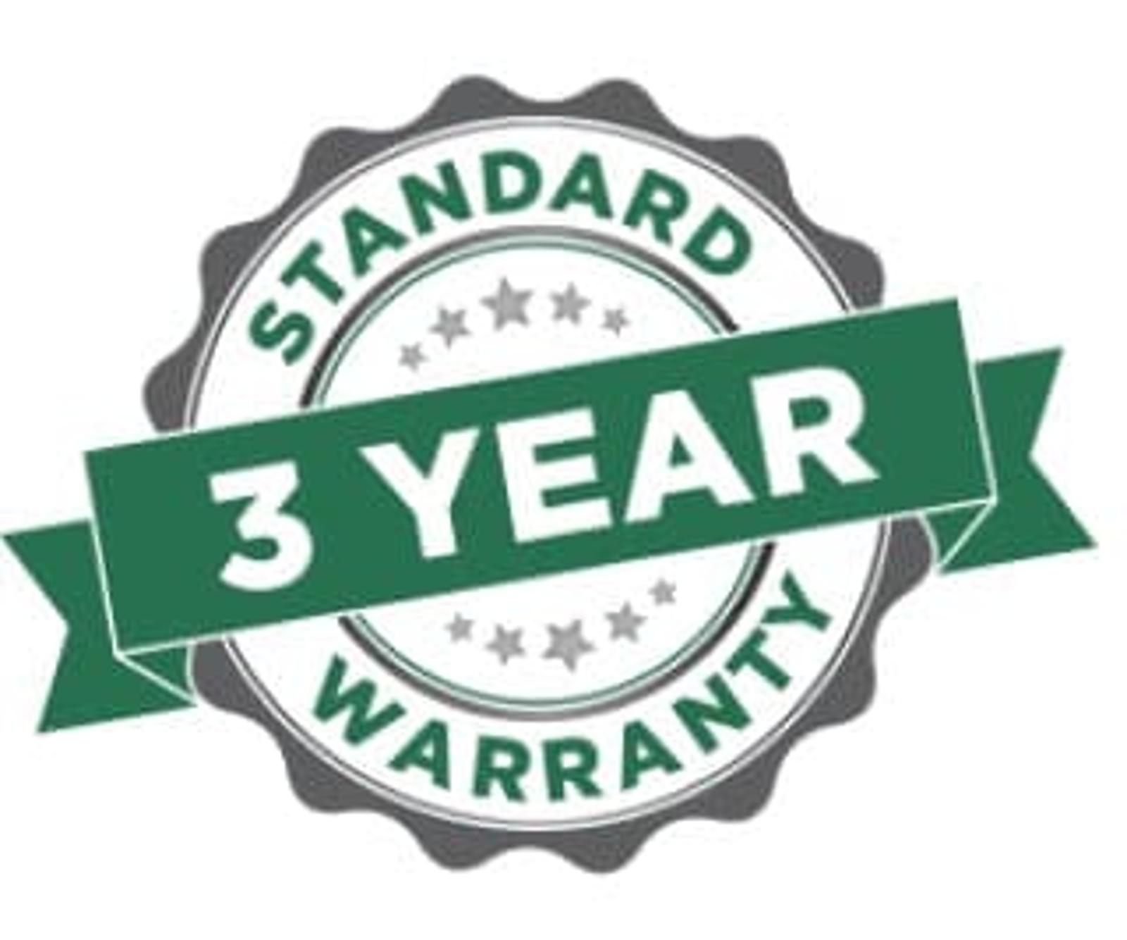 Standard 3 Year Warranty