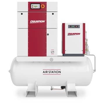 L11 AirStation on 120 gallon tank with dryer