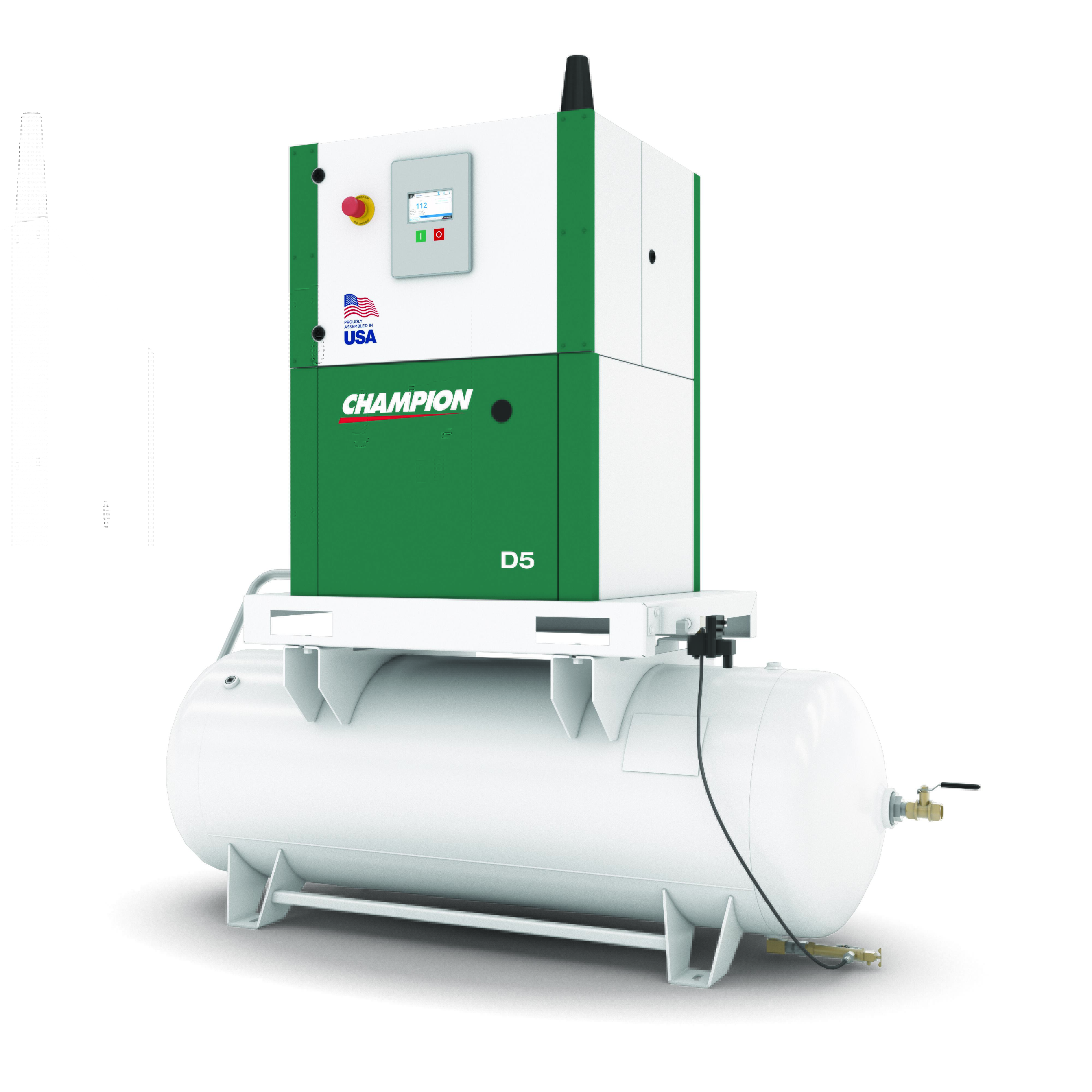 D5 A Fixed Speed 80gal Tank Mounted Front