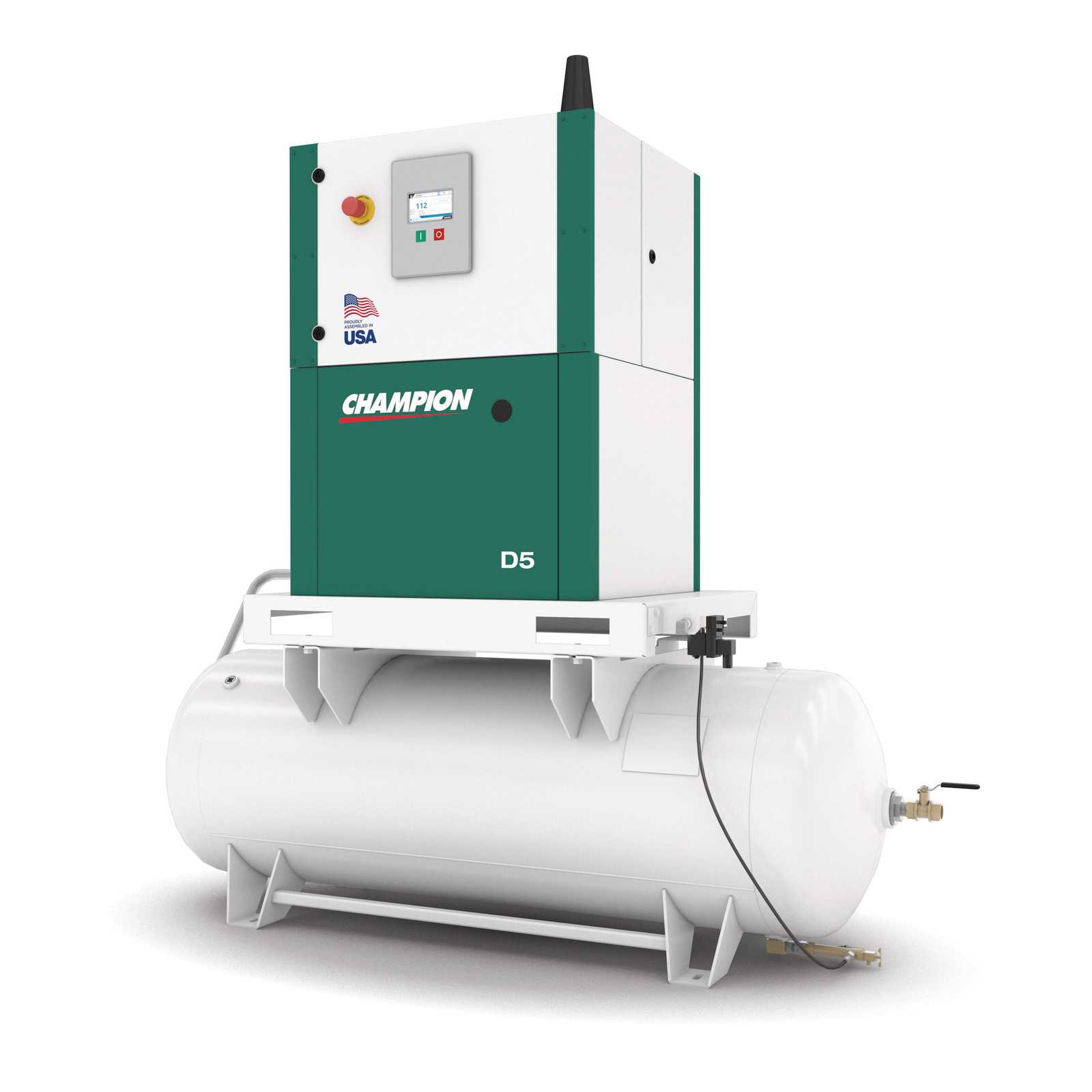 D5 A Fixed Speed 80gal Tank Mounted Front