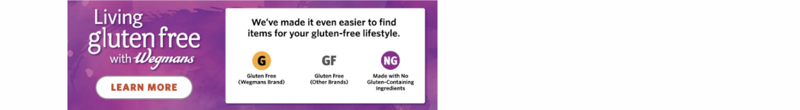 Living Gluten Free with Wegmans