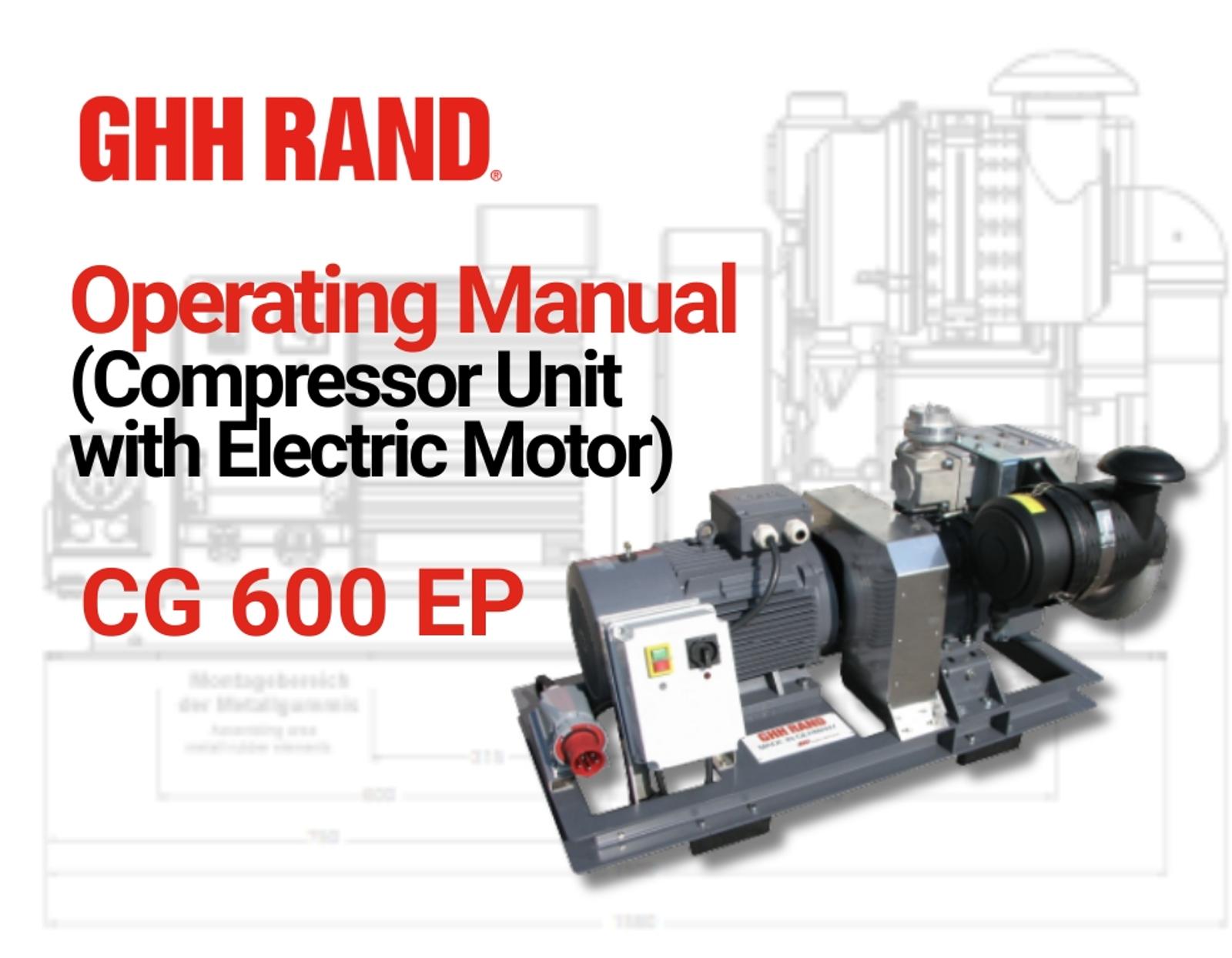 CG600 EP (EN) Operating Manuals