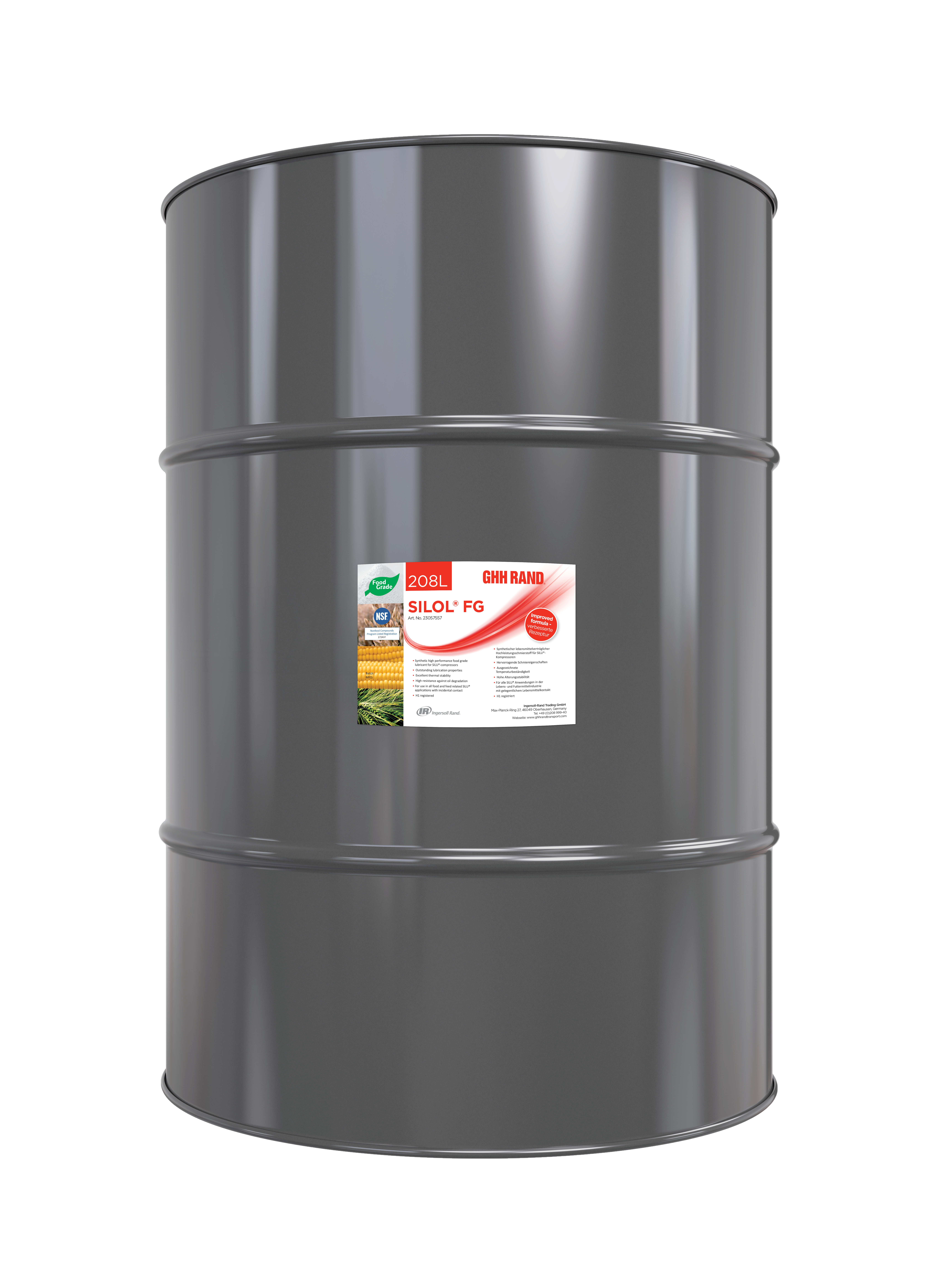 SILOL Food Grade Air Compressor Oil GHH RAND