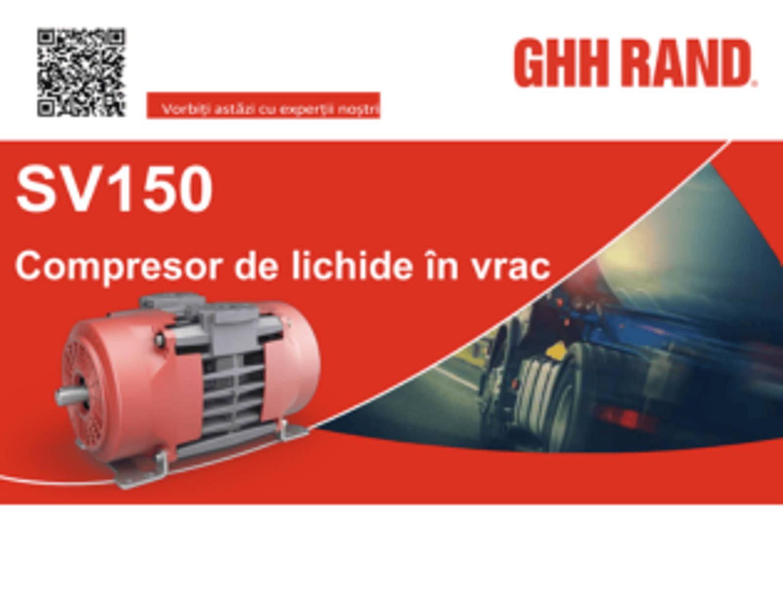 SV150 (RO) Compresor de lichide în vrac