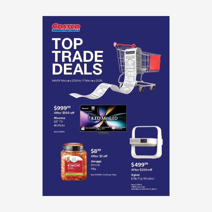 In-Warehouse Savings Active: 09 Feb 2026 – 11 Feb 2026