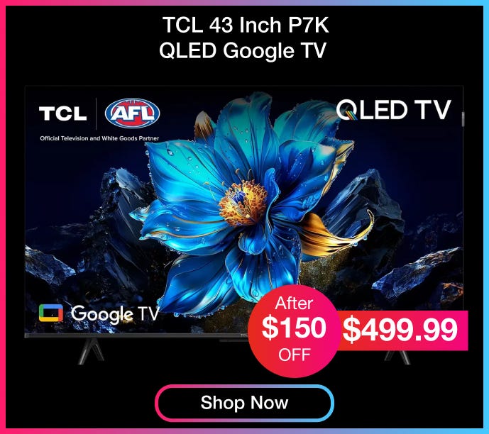 TCL 43 Inch P7K QLED Google TV