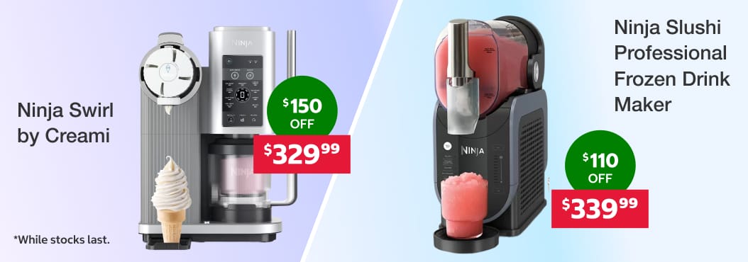 Ninja Swirl by Creami & Ninja Slushi Professional Frozen Drink Maker