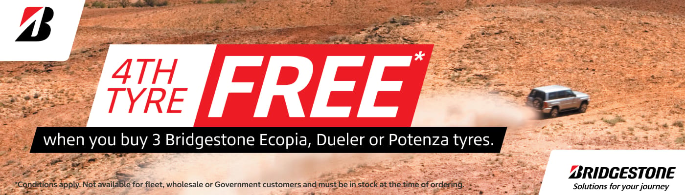 Bridgestone 4 tyres for the price of 3