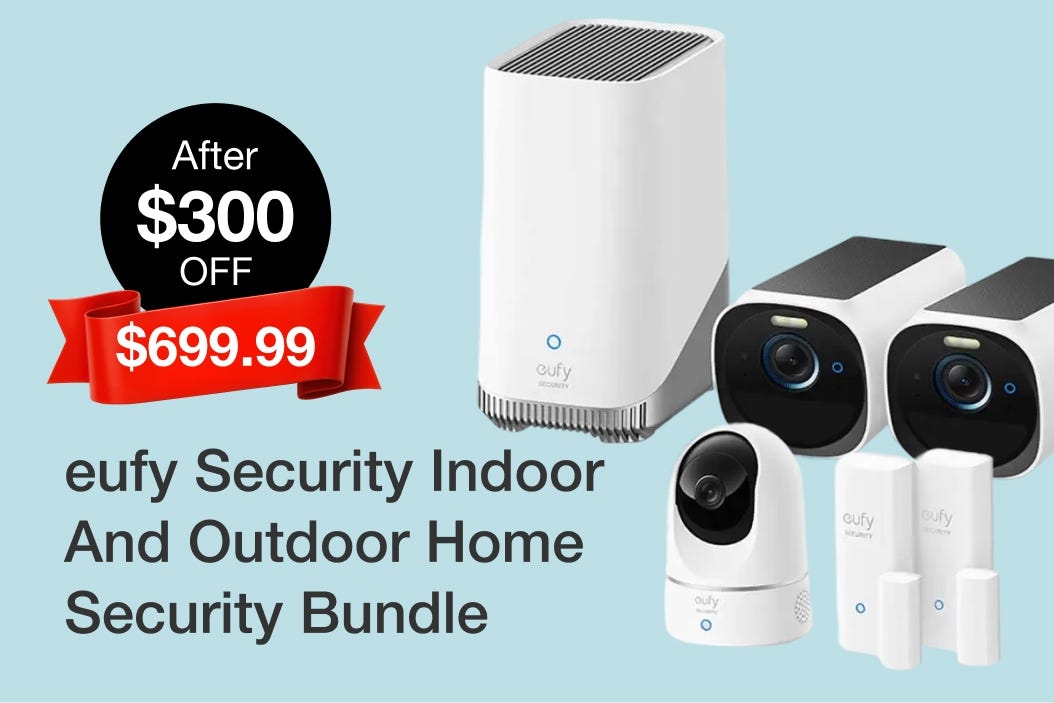 eufy Security Indoor And Outdoor Home Security Bundle