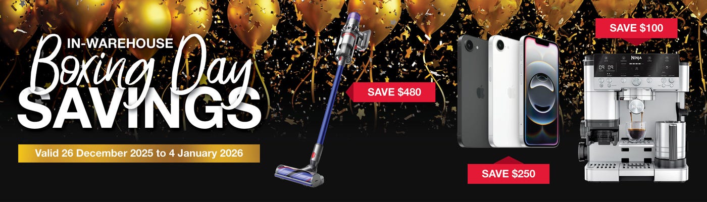 In-Warehouse Boxing Day Savings