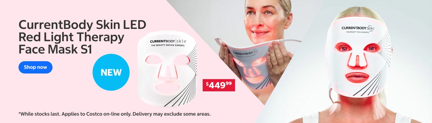 CurrentBody Skin LED Red Light Therapy Face Mask S1