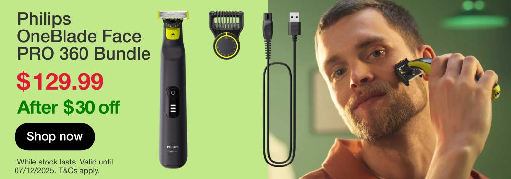 Philips OneBlade Face PRO 360 Bundle