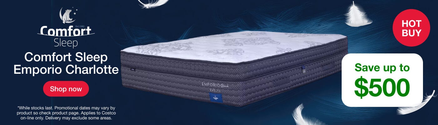 Save up to $500 Comfort Sleep Emporio Charlotte