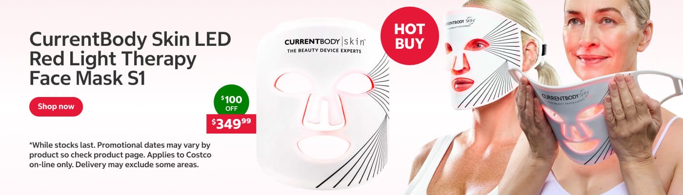 CurrentBody Skin LED Red Light Therapy Face Mask S1