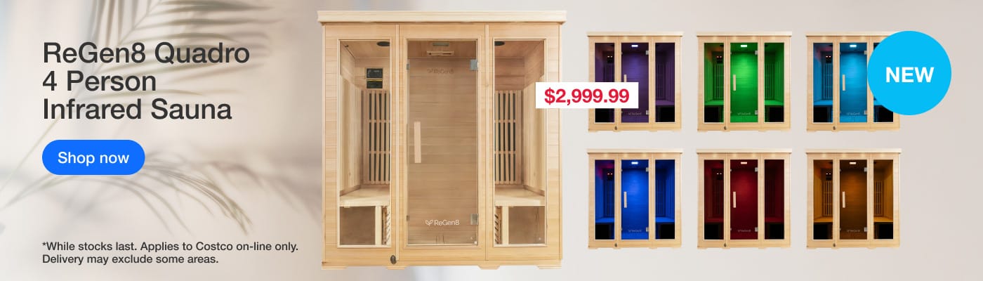 ReGen8 Quadro 4 Person Infrared Sauna
