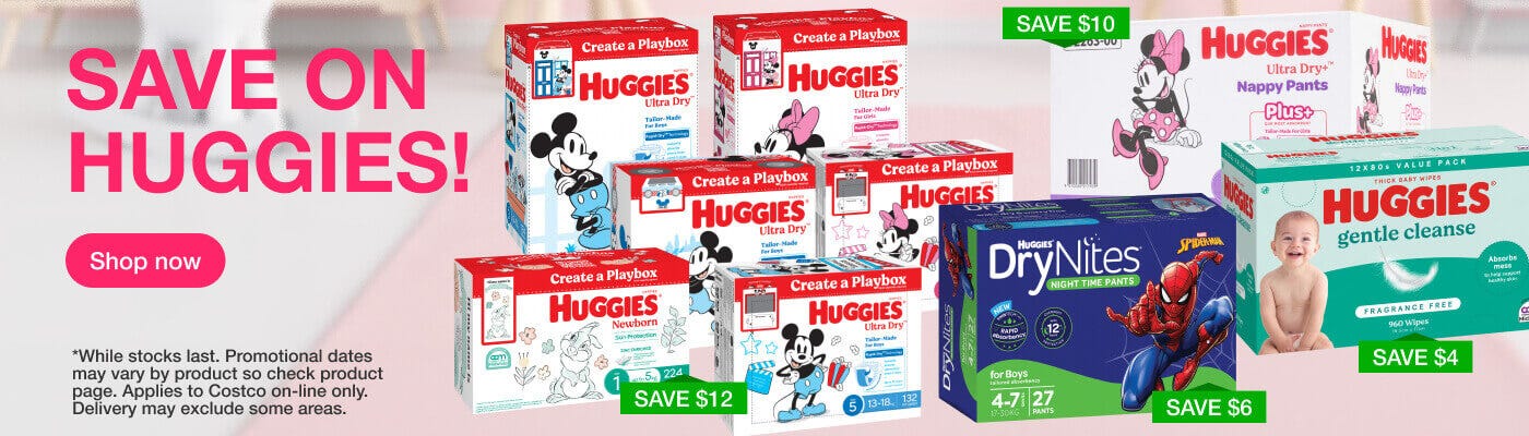 Save on huggies!