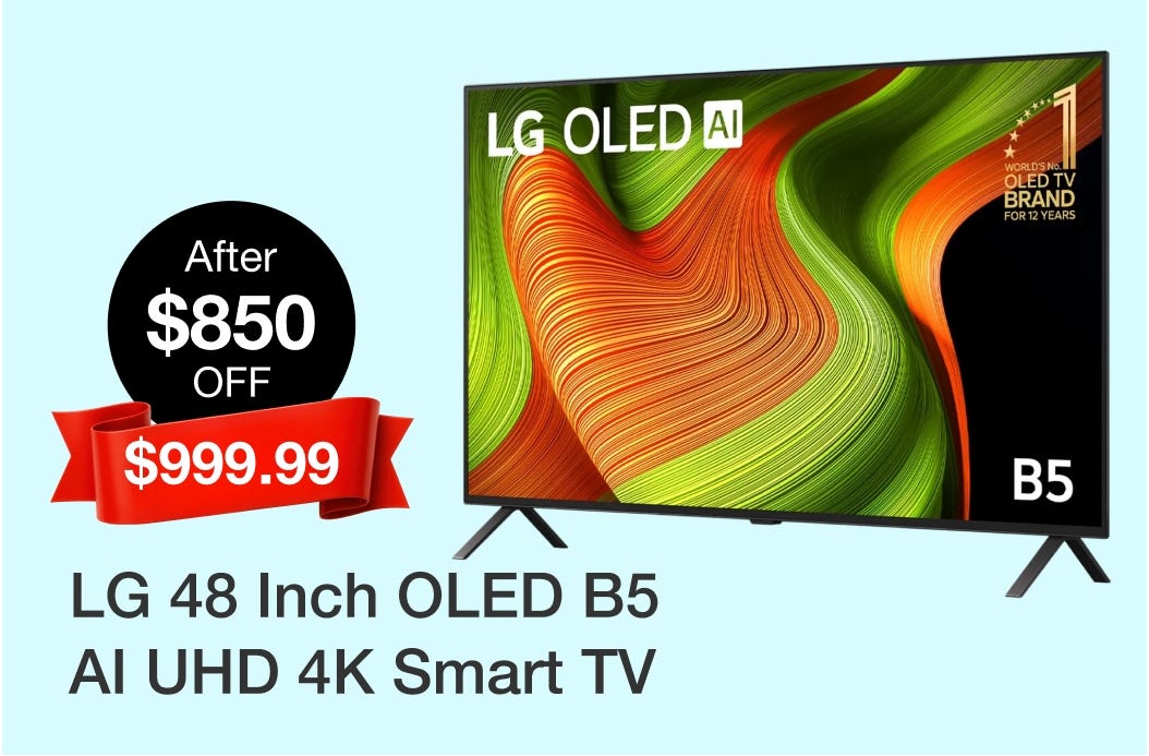 LG 48 Inch OLED B5 AI UHD 4K Smart TV