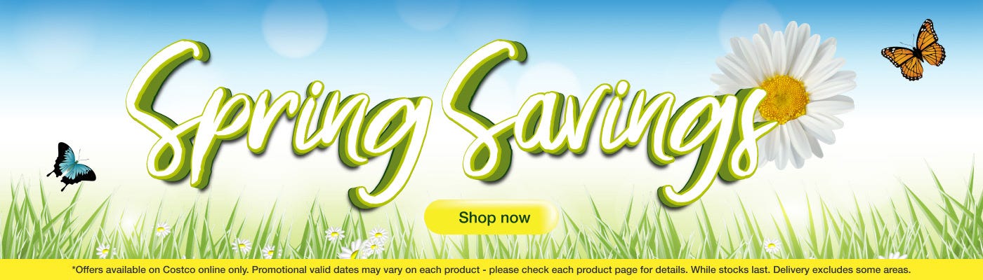 Spring Savings - Shop Now