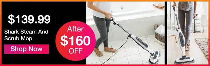 Shark Steam And Scrub Mop S7001ANZ