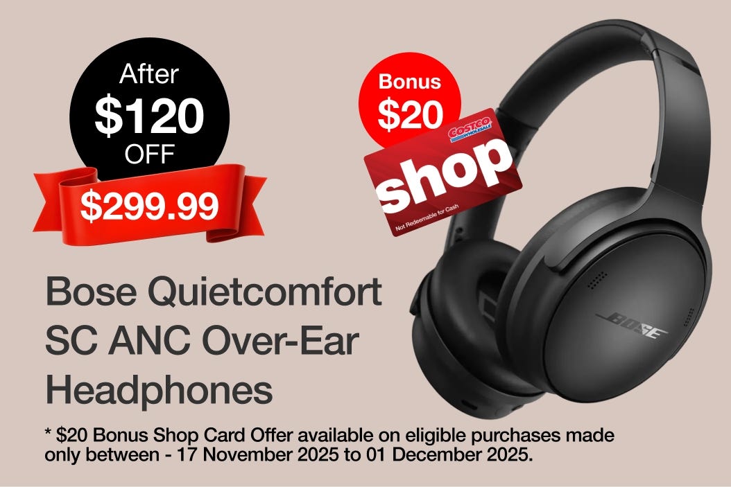 Bose Quietcomfort SC ANC Over-Ear Headphones