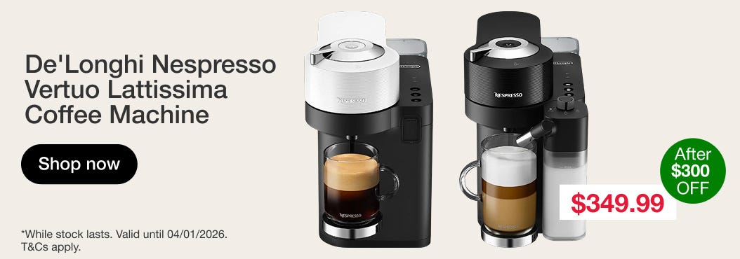 De'Longhi Nespresso Vertuo Lattissima Coffee Machine
