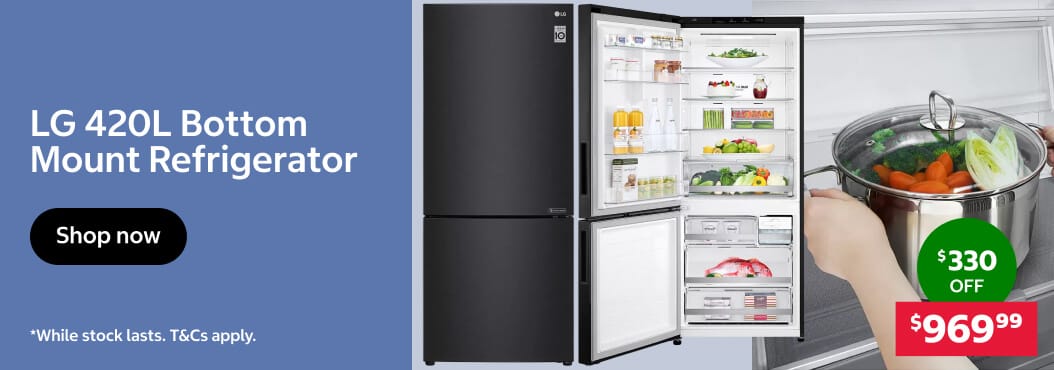 LG 420L Bottom Mount Refrigerator
