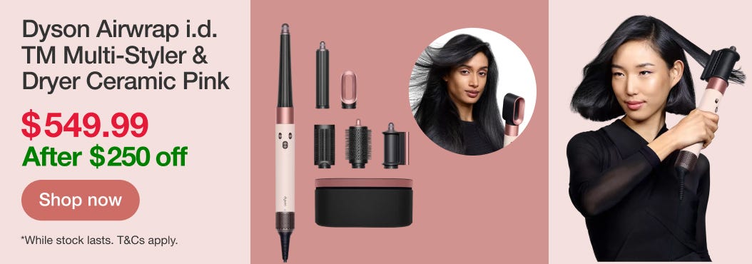 Dyson Airwrap i.d. TM Multi-Styler & Dryer Ceramic Pink