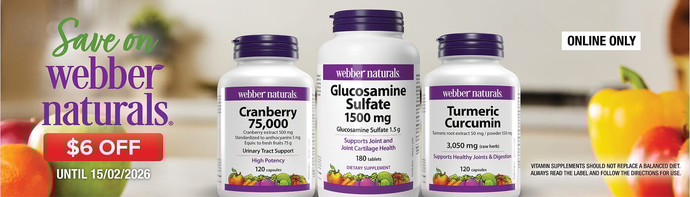 Save on Webber Naturals