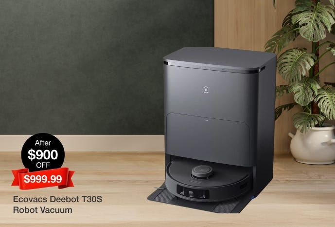 Ecovacs Deebot T30S Robot Vacuum