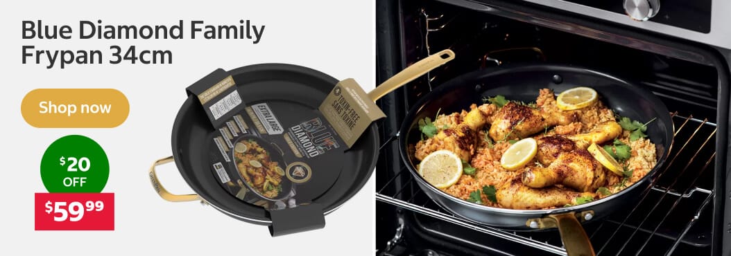 Blue Diamond Family Frypan 34cm