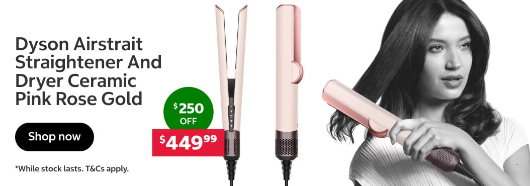 Dyson Airstrait Straightener And Dryer Ceramic Pink Rose Gold