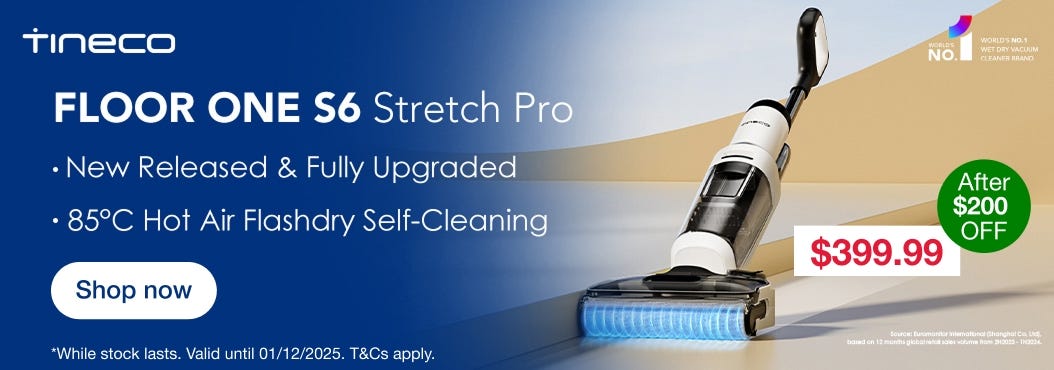 Tineco Floor One S6 Stretch Pro