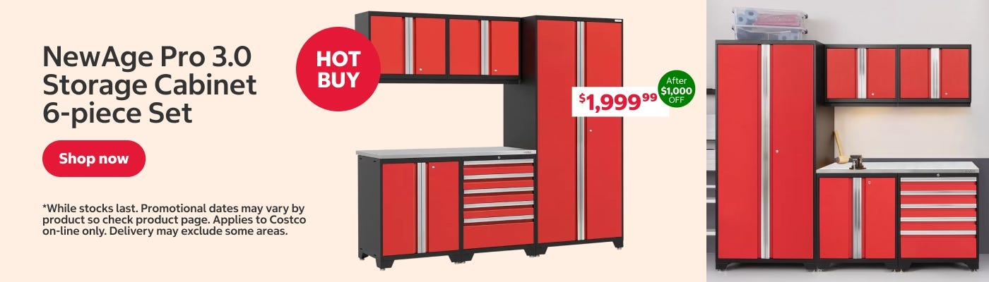 NewAge Pro 3.0 Storage Cabinet 6-piece Set